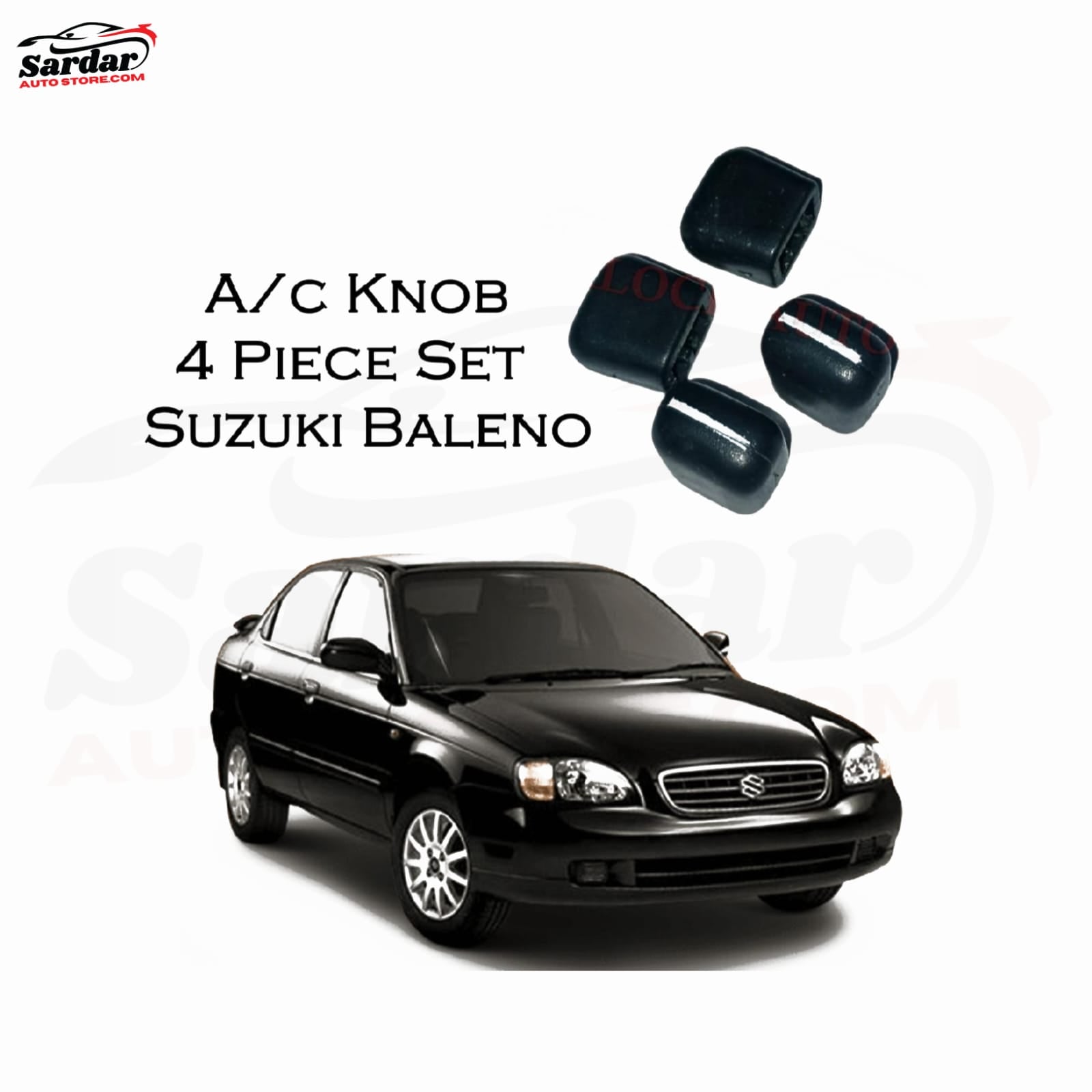 Suzuki Baleno Interior AC plastic Direction knobs 04 pcs