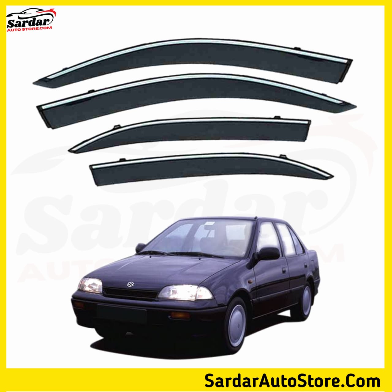 Suzuki Margalla Air Press Imported - Sun Visor Chrome