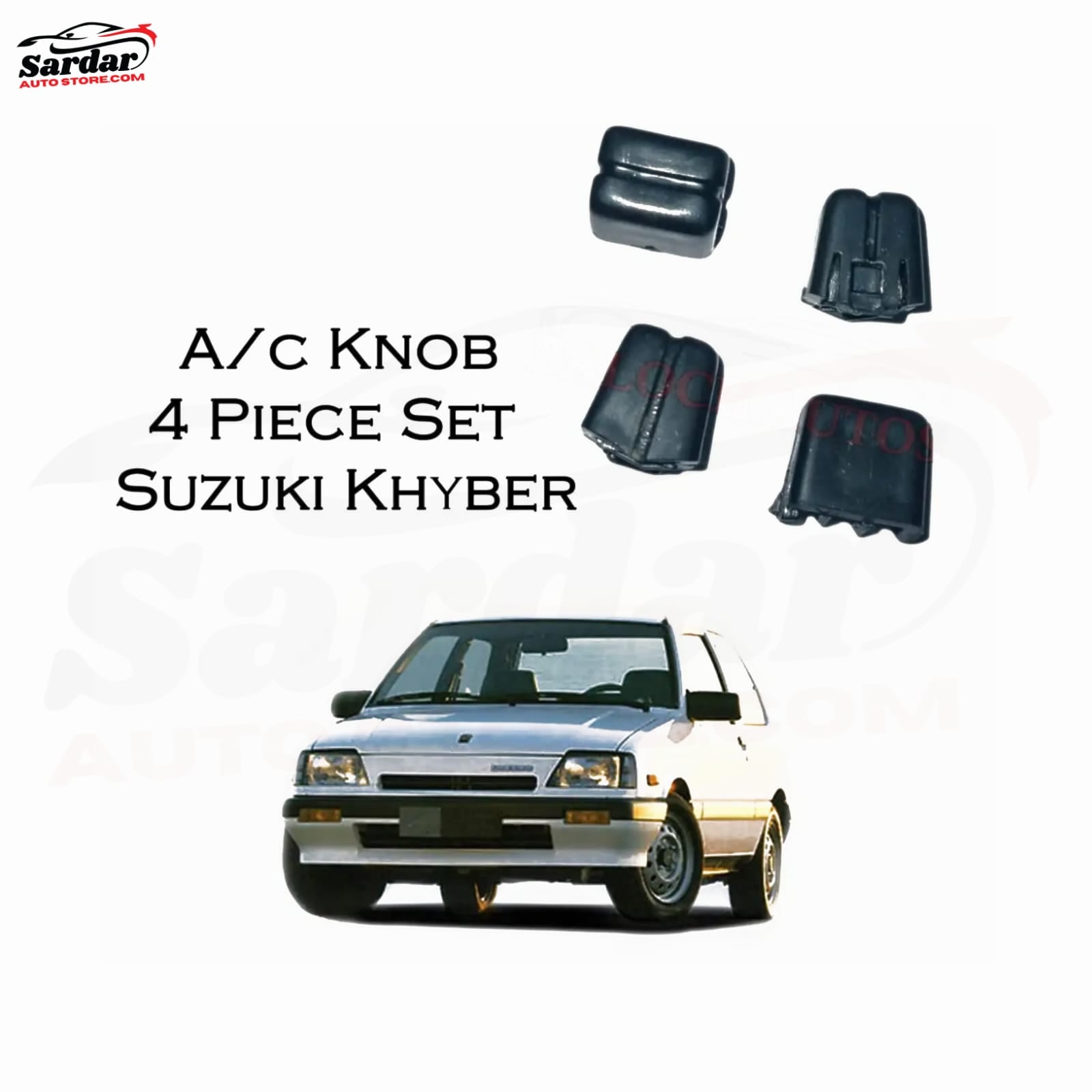 Suzuki khyber interior AC plastic direction knobs 04 pcs