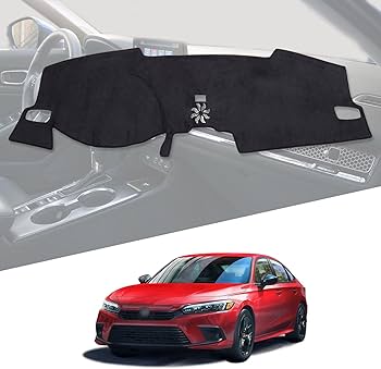 Dashboard Mat Velvet Type Carpet Honda Civic 2022 - Premium Quality