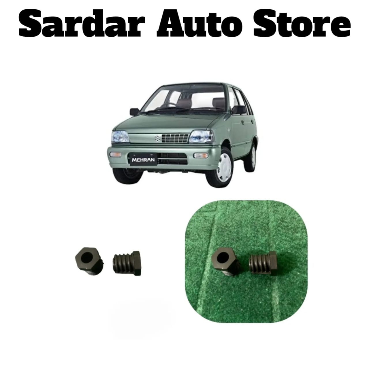 BONNET RUBBER FOR MEHRAN - 2PCS