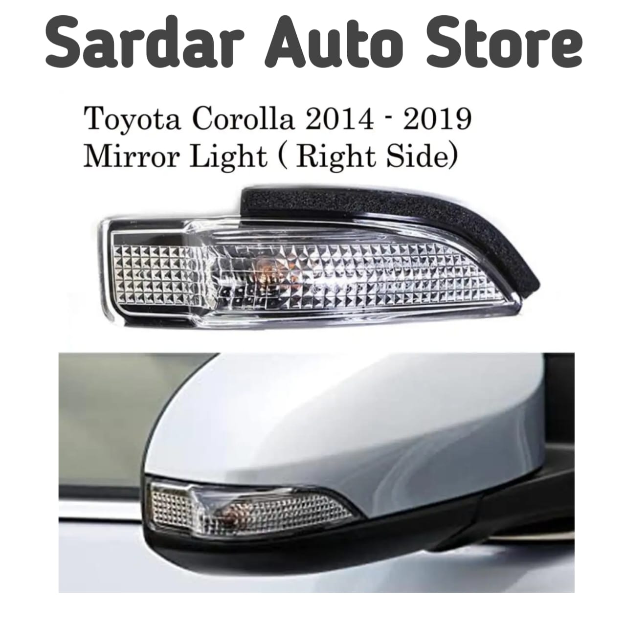 MIRROR LIGHT TOYOTA COROLLA - 2014-2024