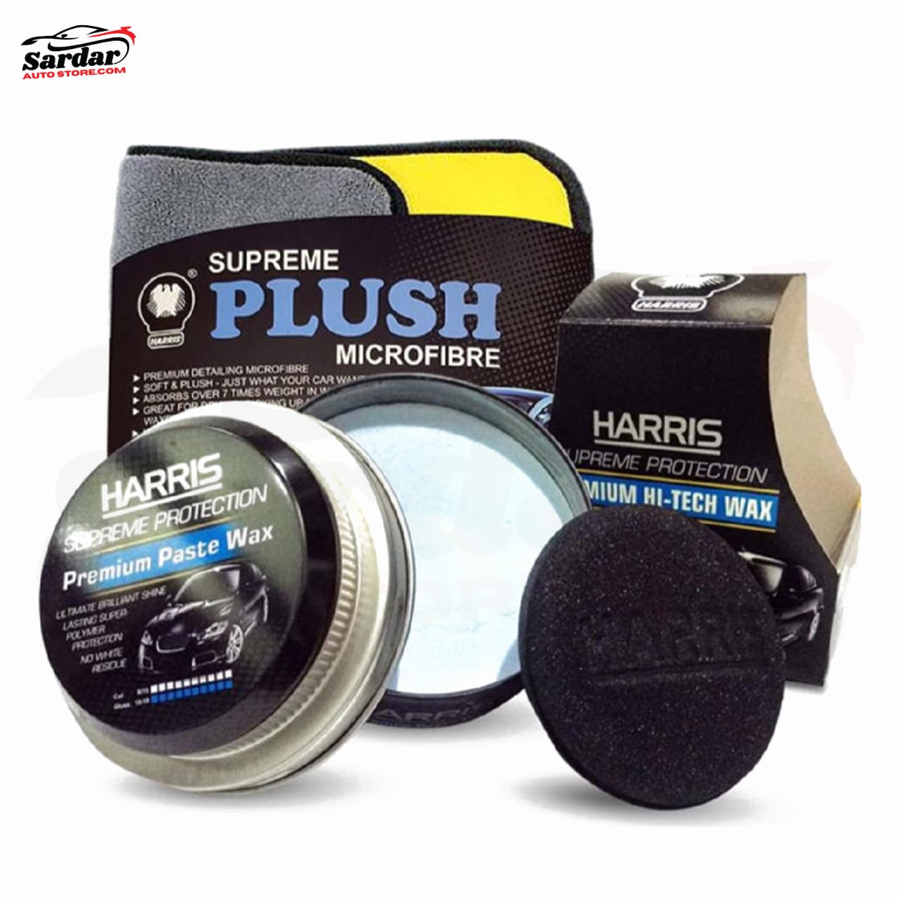 Body Polish Hard Wax Harris With Double Side Microfiber