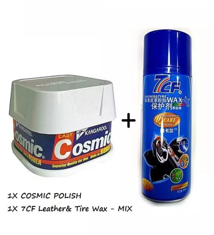 COSMIC BODY POLISH + 7CF DASHBOAD SPRAY