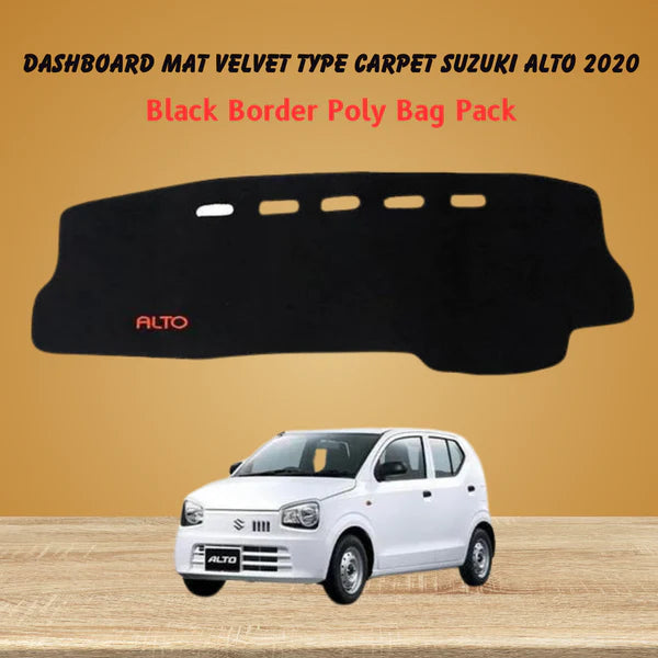 Dashboard Mat Velvet Type Carpet Suzuki Alto 2020 - Best Quality