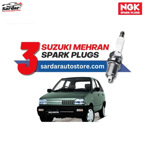 SPARK PLUG NGK JAPAN FOR SUZUKI MEHRAN (3 PIECES)