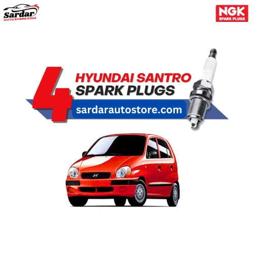 SPARK PLUG NGK JAPAN HYUNDAI SANTRO (4 PIECES)