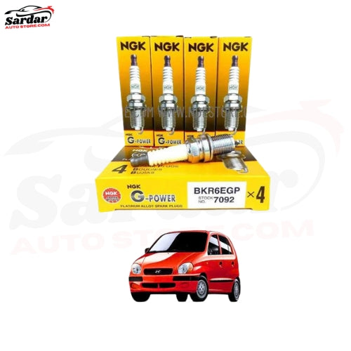 SPARK PLUG NGK G POWER FOR SANTRO (4 PCS)