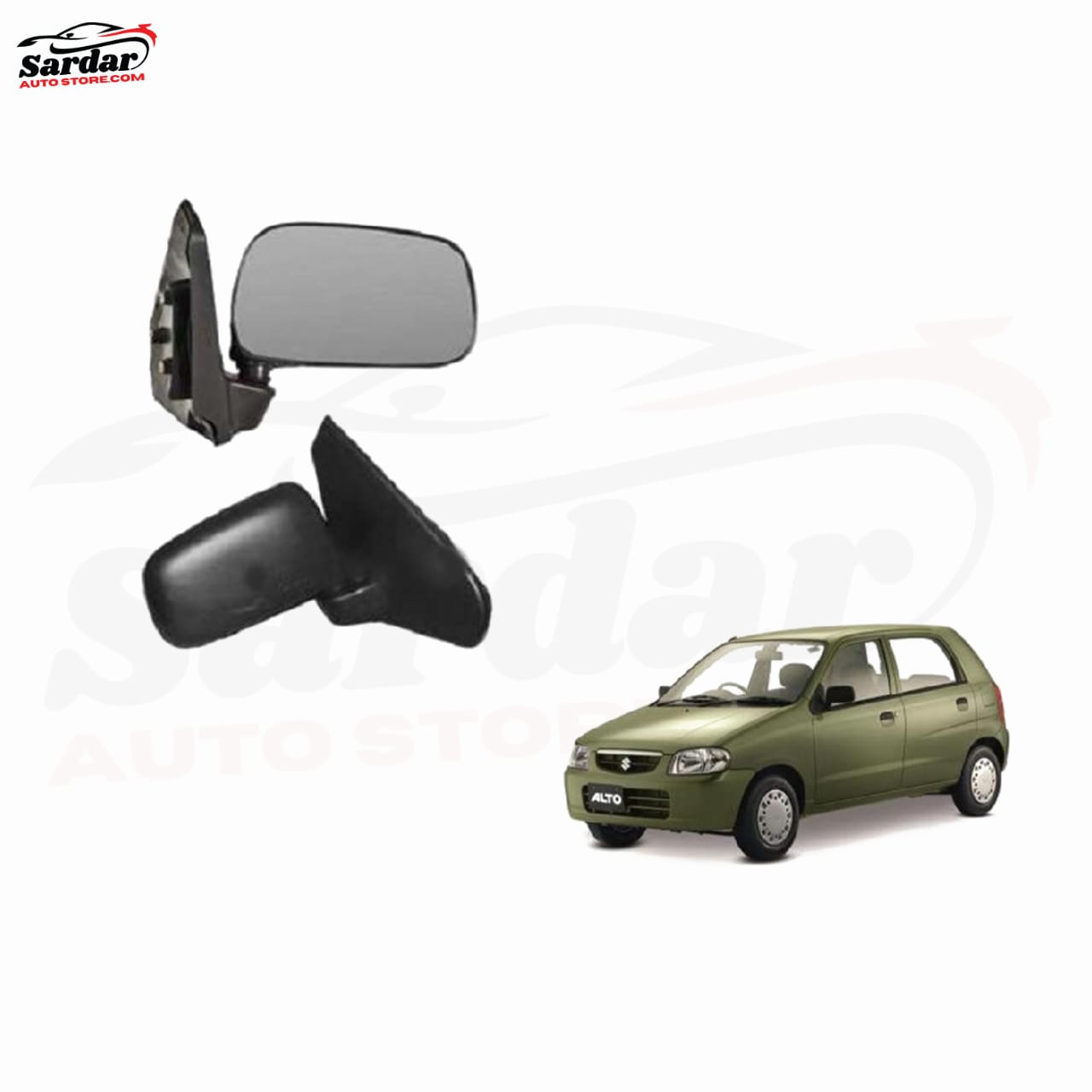 Side Mirror Alto 1000cc Right And Left Side Pair - Best Quality