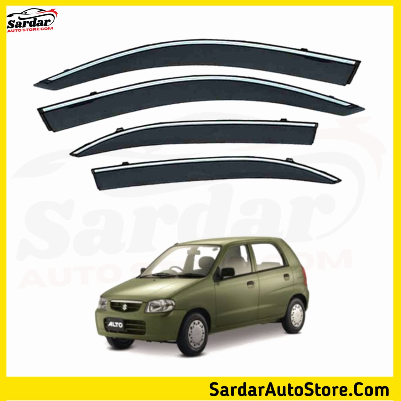 Suzuki Alto Air Press Imported - Sun Visor Chrome