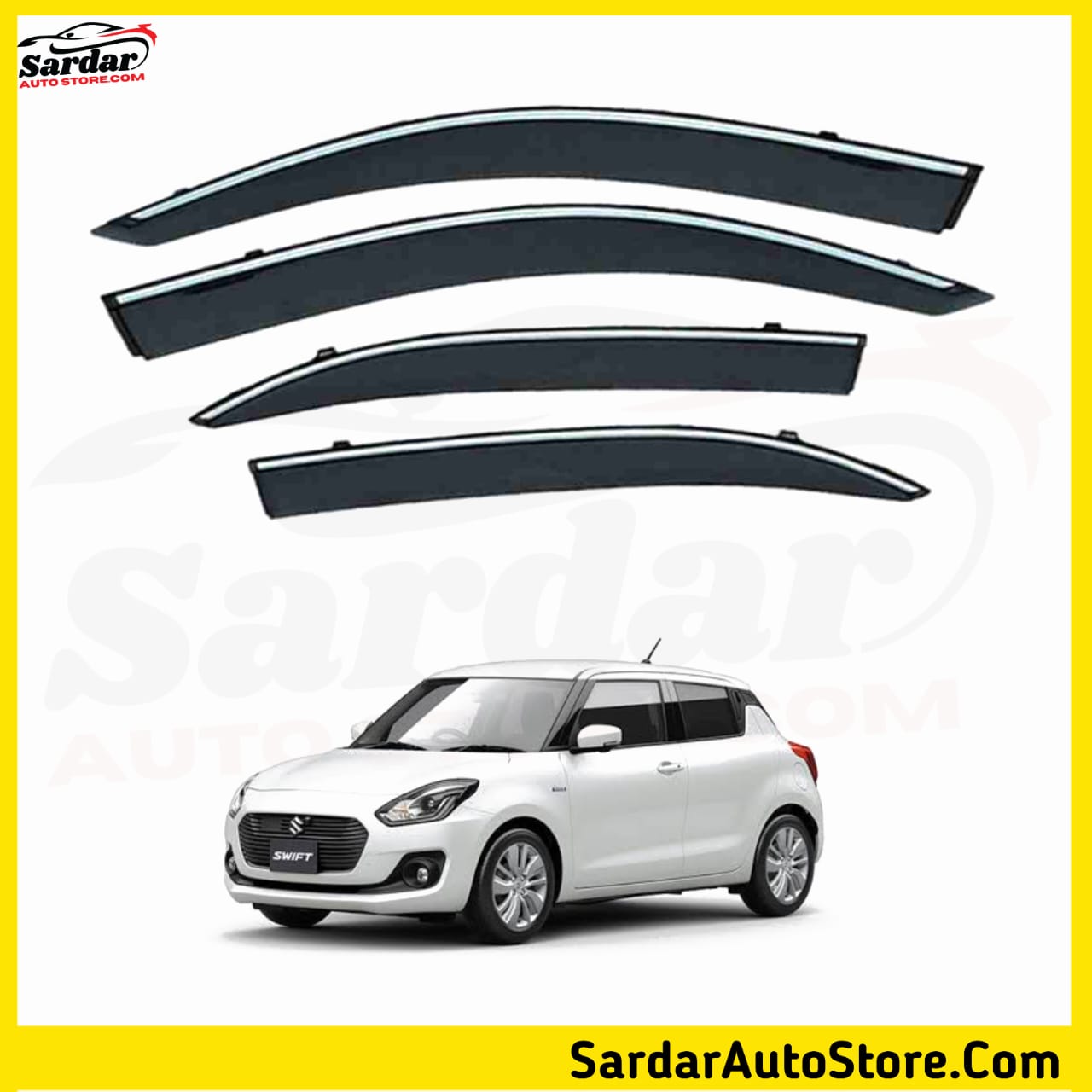 Suzuki Swift Air Press Imported - Sun Visor Chrome