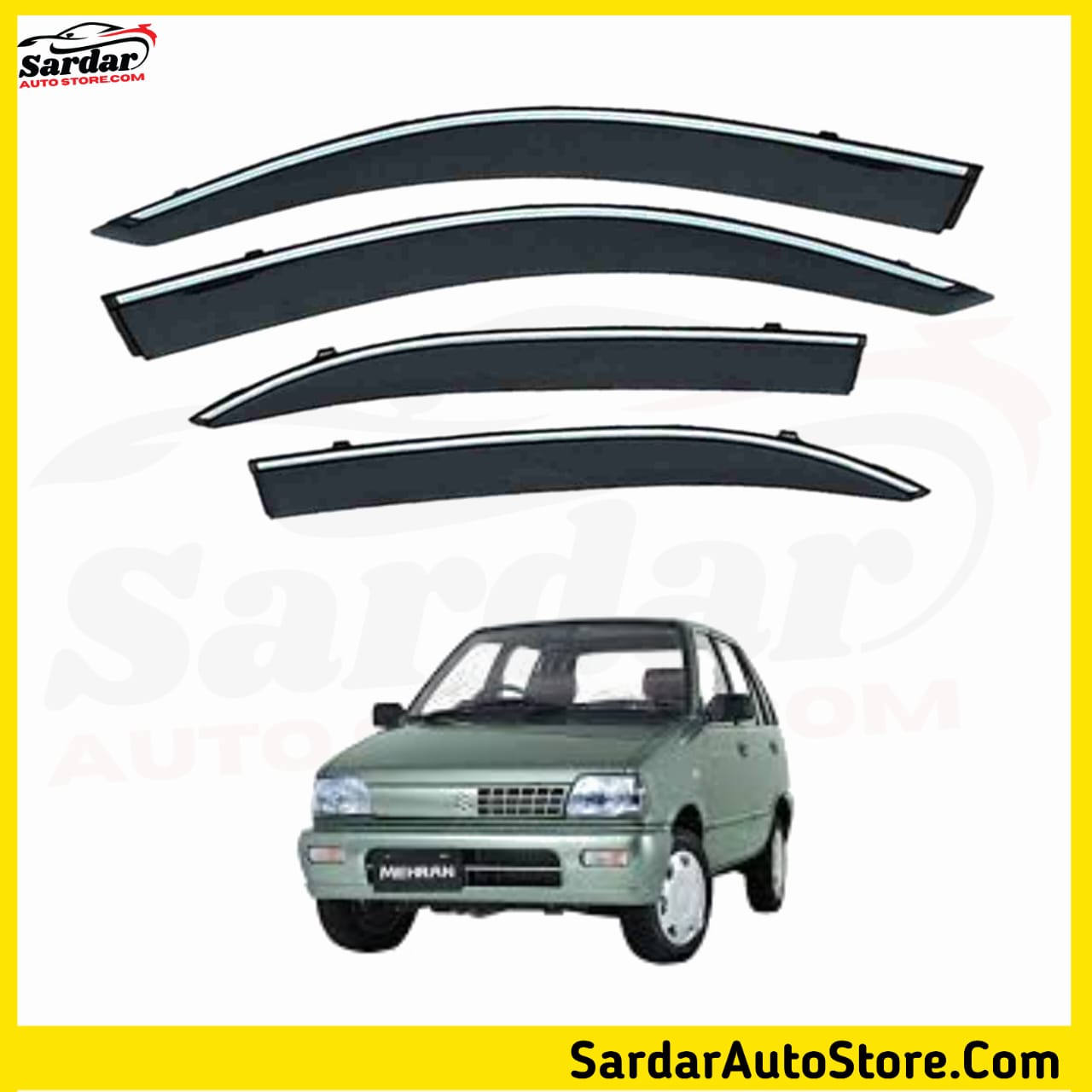 Suzuki Mehran Air Press Imported - Sun Visor Chrome